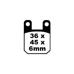 EBC SFA Brake Pads BETA / DERBI / ITALJET / PEUGEOT / SUZUKI / SYM / VESPA 50-300cc 94-23