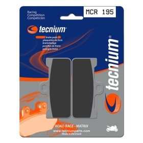 TECNIUM Racing Sintered Metal Carbon Brake pads - MCR195 Aprilia SXV 450-550cc 05-17