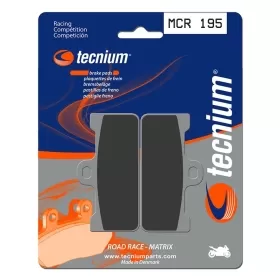TECNIUM Racing carbon stabdžių trinkelės MCR195 Aprilia SXV 450-550cc 05-17