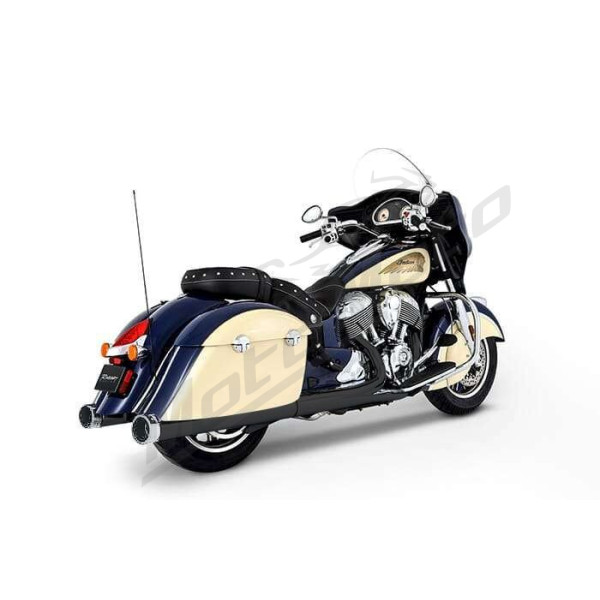 RINEHART RACING 500-0501C 4" Muffler Slip-On Duals for INDIAN CHIEF / CHIEFTAIN 1818-1900 14-26