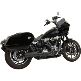 BASSANI XHAUST 2-into-1 Exhaust System with Superbike Muffler Harley Davidson FLHC / FLHCS / FLSB / FXLRST 1750-1923cc 21-25