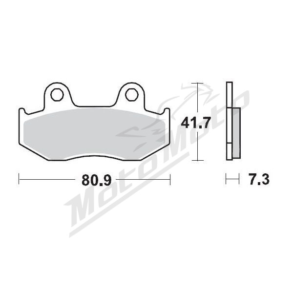 MOTO-MASTER Racing Brake Pads Offroad Honda ATC / TRX / XL / XR 125-600 83-00