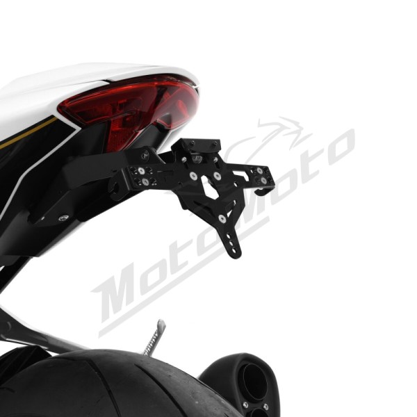 ZIEGER PRO License Plate Holder Type D Harley Davidson FLSTF / FXDC / Triumph Speed Triple 1200-1690 11-24