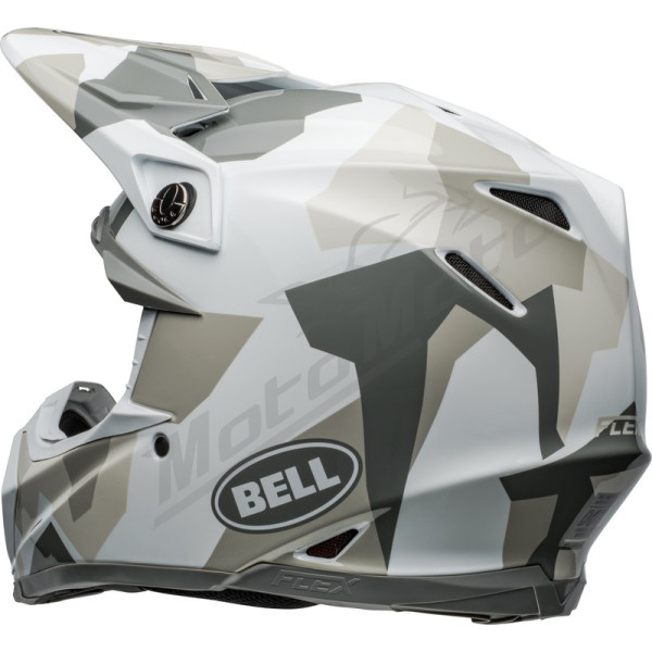 BELL Moto-9S Flex Helmet - Rover Gloss White Camo
