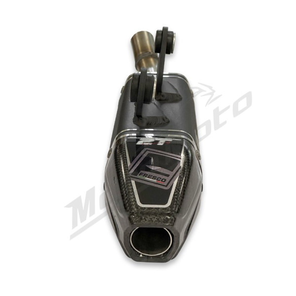 FRESCO Carby Muffler Black Aluminium/Carbon End Cap Gas Gas / Husqvarna / KTM 125 23-27