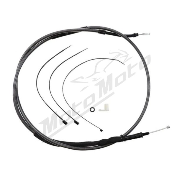 MAGNUM SHIELDING Black Pearl Clutch Cable Harley Davidson FLH / FLHTK / FLHX / FLHXS / FLHXSE / FLHXST 1750/1977 21-24 187.5cm