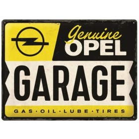 Metal tin sign OPEL GARAGE 30x40