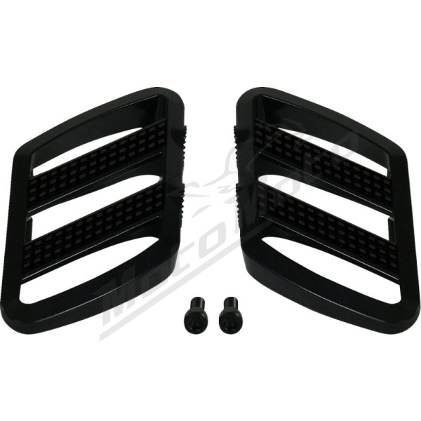 SHOW CHROME Combat Driver's Floorboards Black Can Am Ryker 600-900 19-24