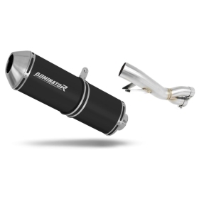 Honda NTV 650 REVERE 1988-1997 Exhaust Silencer Muffler OVR BLACK + dB killer