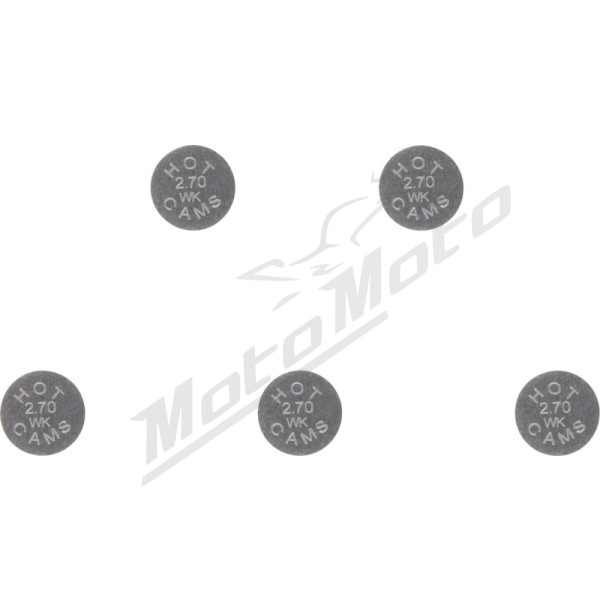 HOT CAMS Replacement Valve Shims Ø10x2,70mm - 5 vnt.