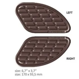 Side Tank pads Size: 6,7'' x 3,7'' universal ONEDESIGN 