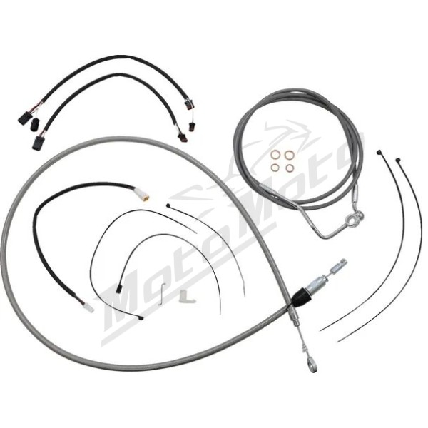 MAGNUM SHIELDING XR Handlebar Installation Kit Chrome 38/43cm Harley Davidson FLTRK / FLTRT / FLTRX / FLTRXSE 1750/1977 21-24