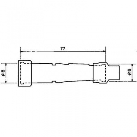 Spark plug cap NGK SD05E / SD05EG 6894 universal