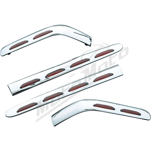 KURYAKYN Lighted Saddlebag Molding Honda GL 1800 01-10