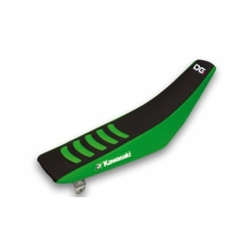 BLACKBIRD Double Grip 3 juodos/žalios spalvos sėdynės užvalkalas Kawasaki KX250F KX450F 2009-2012