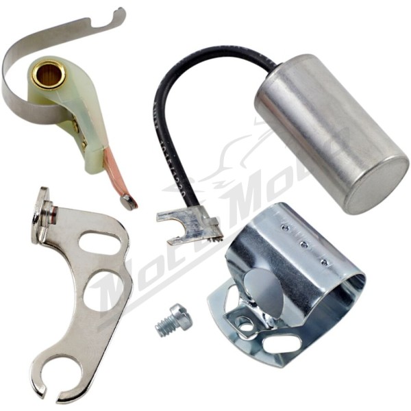 DRAG SPECIALTIES Points and Condenser Kit Harley Davidson F / FL / FLB / FLE / FLEF 900-1200cc 48-70