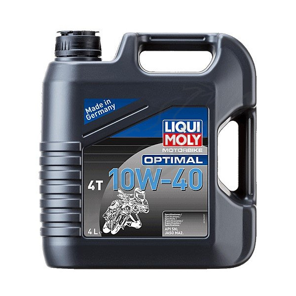 Alyva LIQUI MOLY MOTORBIKE 10W40 STREET Pusiau sintetinė - 4T - 4L