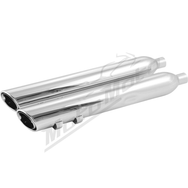 COBRA 909 Uppercut Slip-On Mufflers Harley Davidson FLHR / FLHRC / FLHRCI / FLHRI / FLHT / FLHTCI / FLHTCU / FLHTK / FLHX / FLTRU 1340-1800cc 95-16