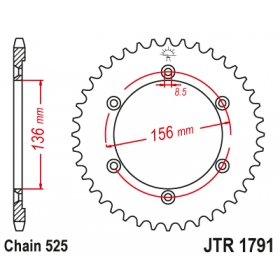 Rear sprocket JTR1791