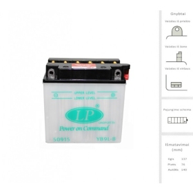 LANDPORT Battery 9 Ah 115A EN 12V LB9L-B