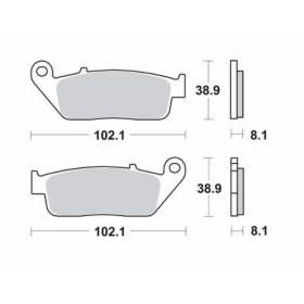 Brake pads POLINI FT4071 / MCB598 Sintered