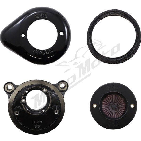 S&S CYCLE Air Stinger Stealth Air Cleaner Kit Harley Davidson FLD / FLHRCI / FLHRI 1450-1690cc 01-17