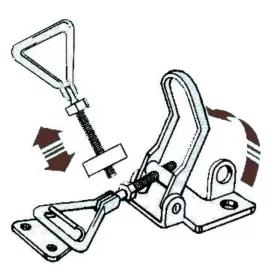 Liuko laikiklis 75-90mm