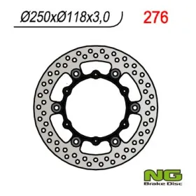 NG BRAKES Priekinis plaukiojantis stabdžių diskas 250mm Yamaha WR / YZ 125-450cc 01-19
