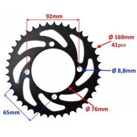 Rear sprocket HONDA CRF50/ MRF/ PITBIKE 41Teeth