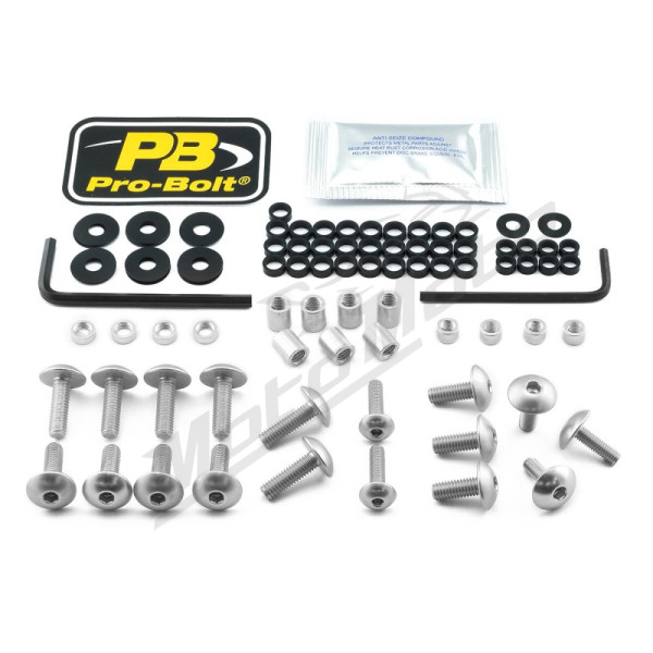 PRO BOLT Aluminium Fairing Bolt Kit for Suzuki GSX 1300cc 12-15
