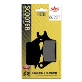 SBS "CT Scooter Carbon Tech" 222CT organinės stabdžių trinkelės Yamaha MW 125-300cc 14-22