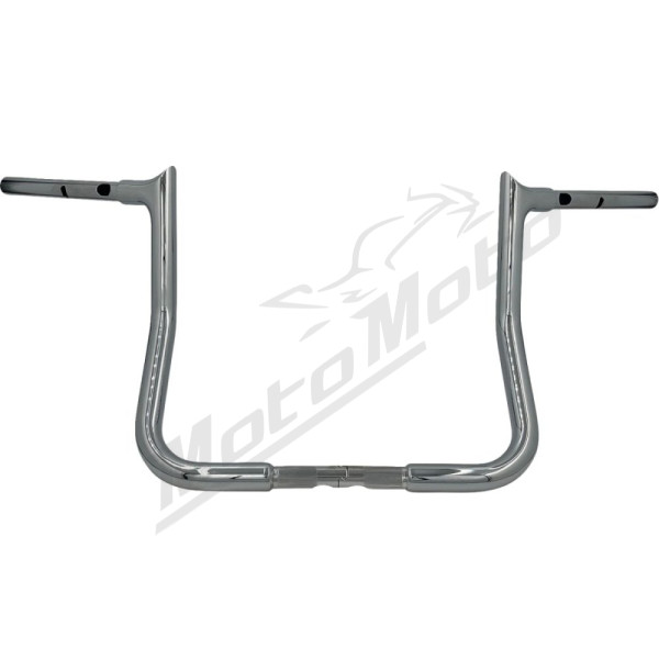 FAT BAGGERS INC. Pointed Top Handlebar Chrome 91.5x33cm Harley Davidson FLHLT / FLHX / FLHXSE / FLHXU 1923-1977 23-26
