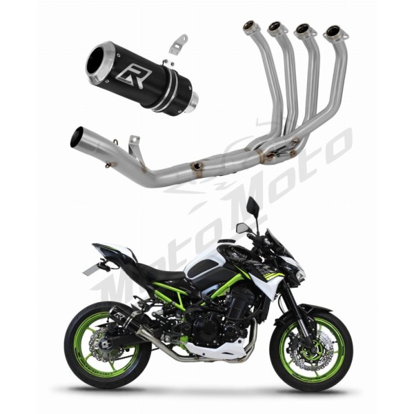 Kawasaki Z 900 2017-2019 Dominator Full Exhaust System GP BLACK + dB killer