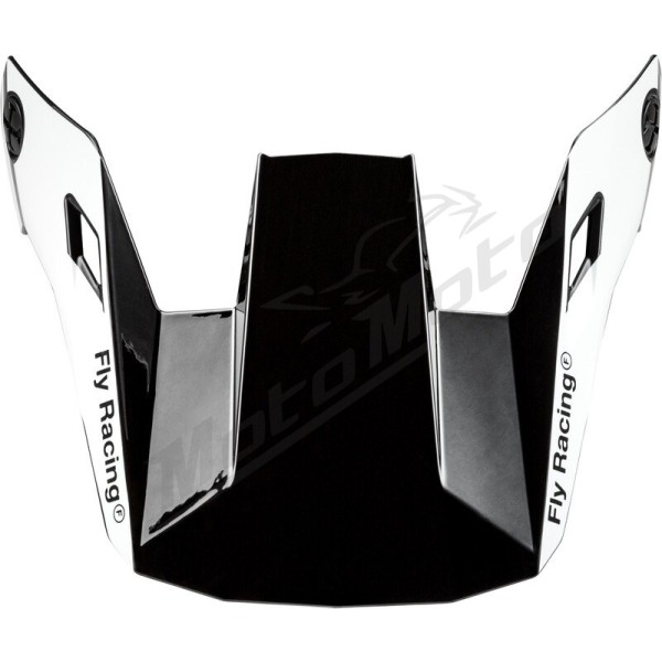 FLY RACING Rayce Youth Bicycle Peak - Black/White/Grey