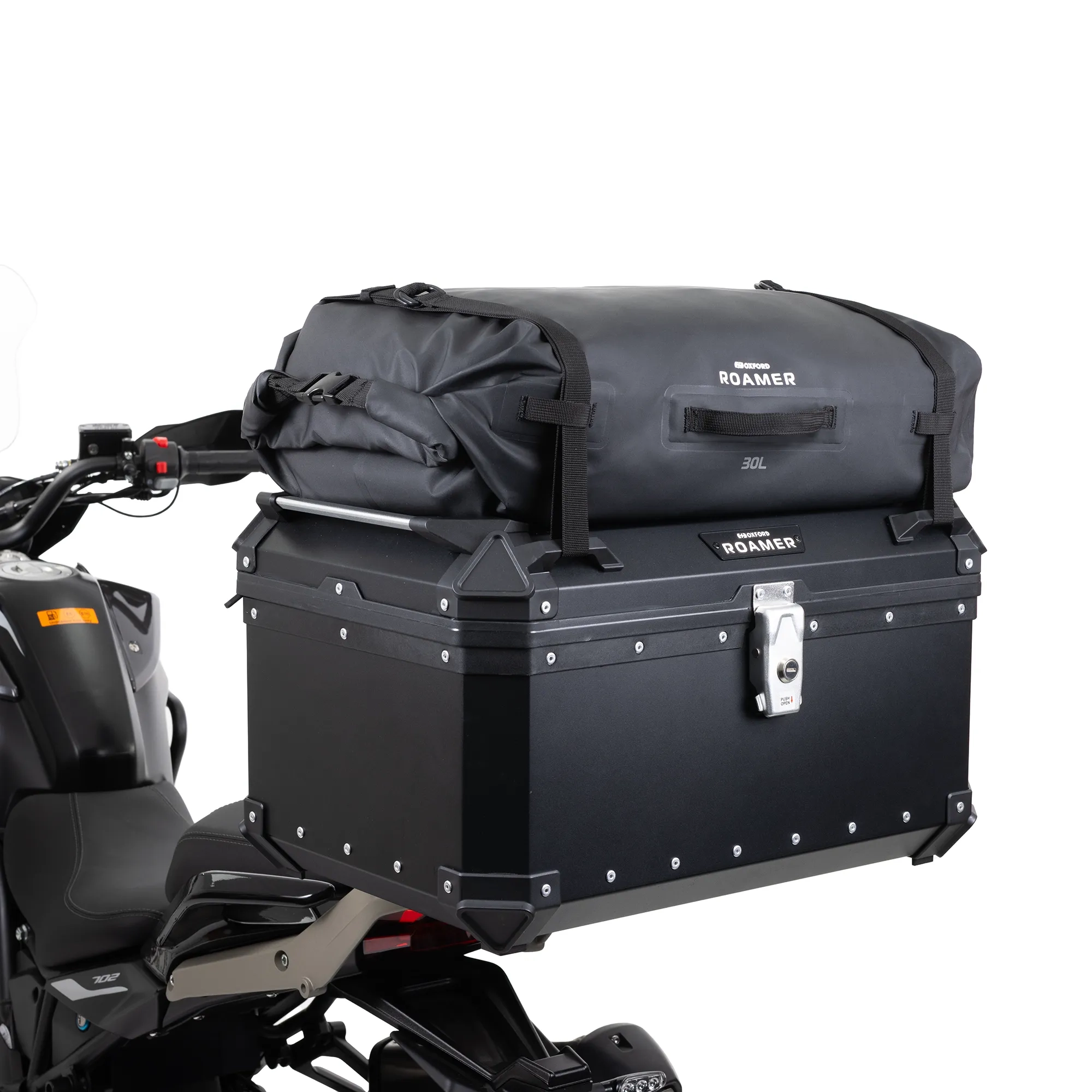 Oxford Roamer 30L Roll Bag-Black