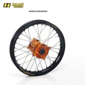 Haan ratlankis SX/MC/TC 65 12-1,60 juodas ratlankis oranžinė stebulė