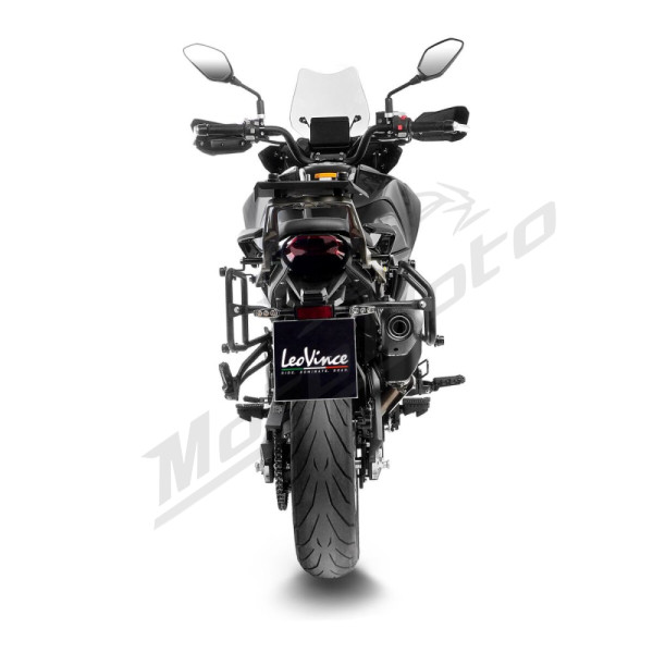 LEOVINCE LV14R Black Edition Nerūdijančio plieno / Anglies pluošto duslintuvas Benelli TRK 702 22-24