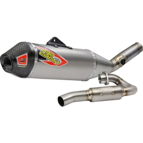 PRO CIRCUIT Ti-6 Pro Exhaust System Titanium/Carbon Fiber Kawasaki KX 450 19-22 