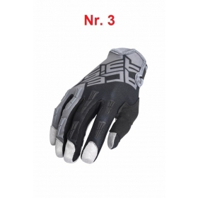 IŠPARDAVIMAS! Krosinės pirštinės ACERBIS GLOVES MX X-K KID S Pilka/Juoda