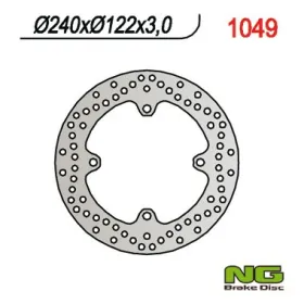 NG BRAKES Fixed Rear Brake Disc 240mm Honda / Suzuki 125-450cc 97-26