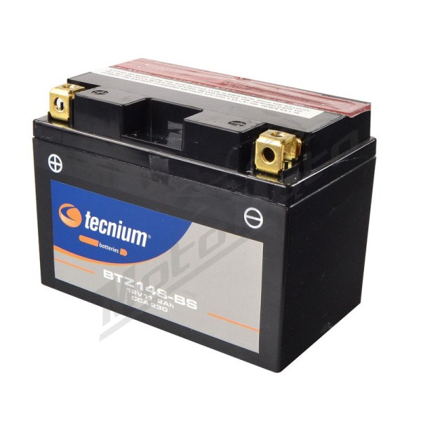 TECNIUM Battery Maintenance Free with Acid Pack - BTZ14S-BS 12V 11.2Ah