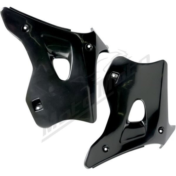 UFO Black Replacement Radiator Shrouds Kawasaki KX 125-250cc 94-98