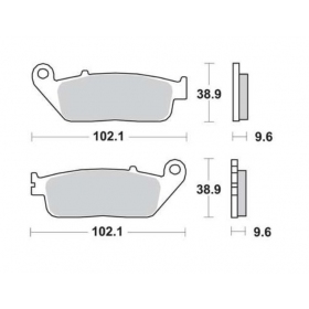 BRAKE PADS FERODO FDB664ST / MCB577 ROUTE