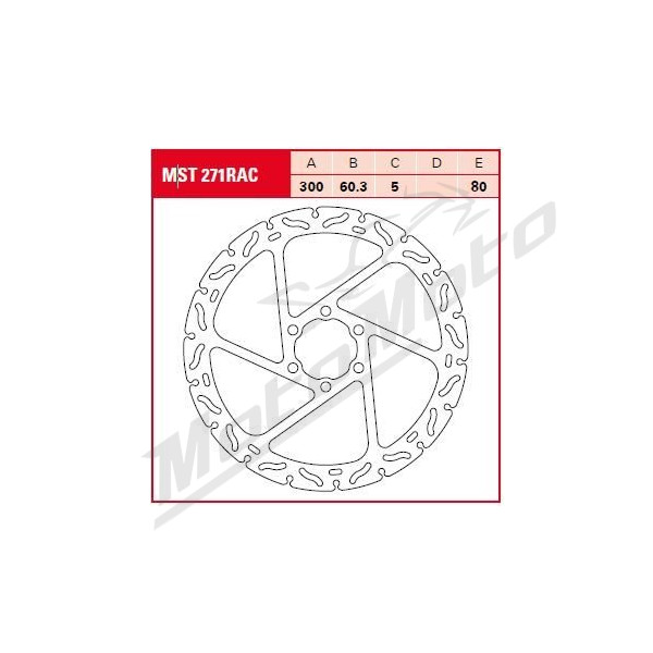 TRW Contoured Fixed Front Brake Rotor KTM Duke / RC 125-390cc 12-21