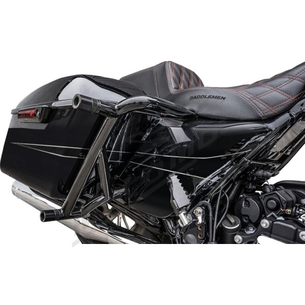 BURLY BRAND Brawler Rear Crash Bars Harley Davidson 1690-1923cc 2014-2025