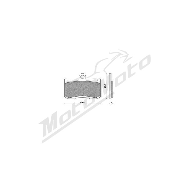 Brenta Ceramic Brake Pads Indian / Kawasaki / Suzuki / Triumph / Victory 675-1800cc 02-24