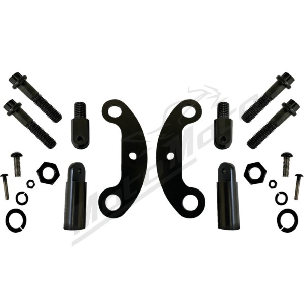 CUSTOM DYNAMICS Caliper Mounts for ProBEAM® Fog Lights Harley Davidson FLHR / FLHRC 1450-1977cc 00-24