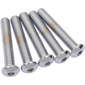 DRAG SPECIALTIES Replacement Button Head Bolts M10 x 1.5 5pcs.