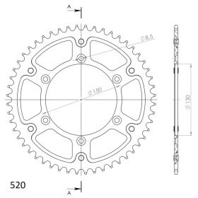 Supersprox Stealth Rear sprocket Blue  