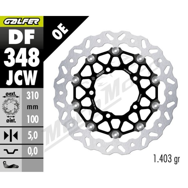 GALFER BRAKE ROTOR FLOATECH WAVE Suzuki GSX-R / M / V-STROM 800-1800cc 05-25